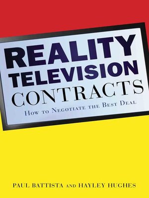 cover image of Reality Television Contracts: How to Negotiate the Best Deal